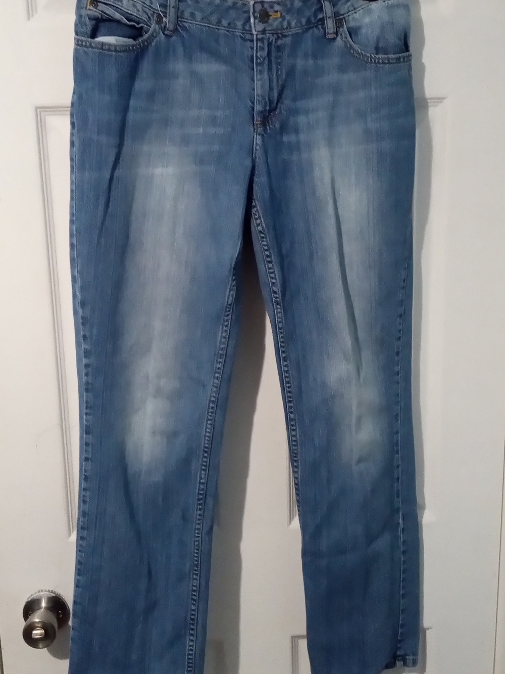 J. Jill Faded Blue Straight-Leg Jeans